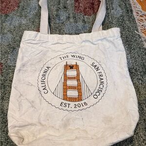Rare find! The Wing San Francisco Tote Bag from 2018/2019